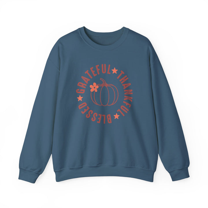 Grateful Thankful Blessed - Unisex Heavy Blend™ Crewneck Sweatshirt