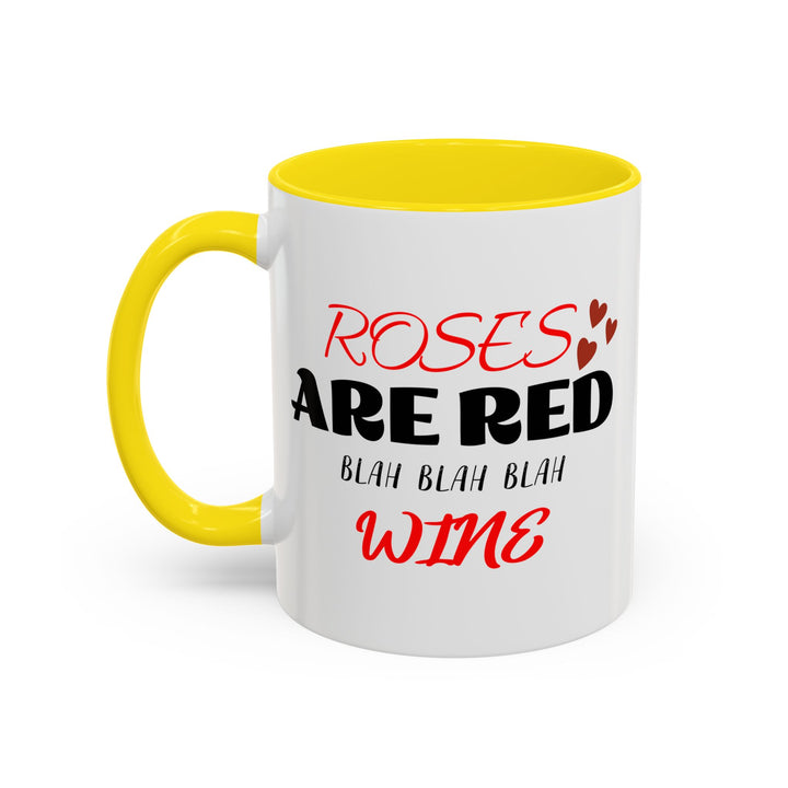 Blah Blah Blah Wine - Accent Coffee Mug (11, 15oz)