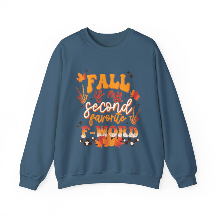 Fall Is My Second Favorite F Word - Unisex Heavy Blend™ Crewneck Sweatshirt