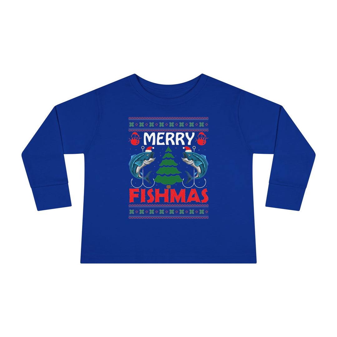 Merry Fishmas - Toddler Long Sleeve Tee