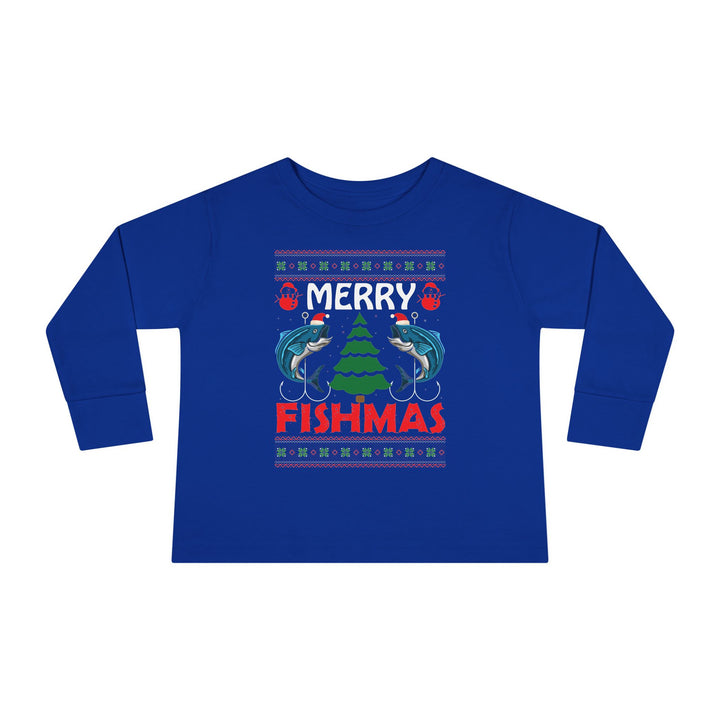 Merry Fishmas - Toddler Long Sleeve Tee
