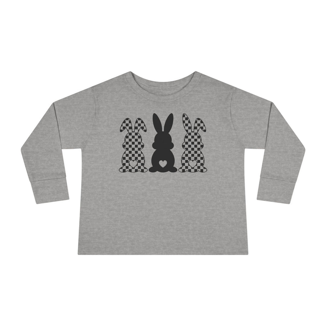 Heart Bunny - Toddler Long Sleeve Tee