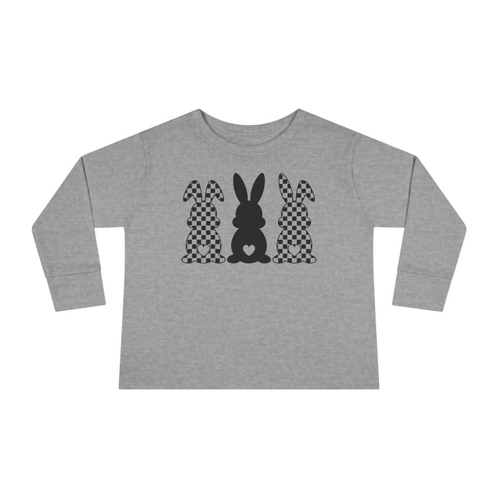 Heart Bunny - Toddler Long Sleeve Tee