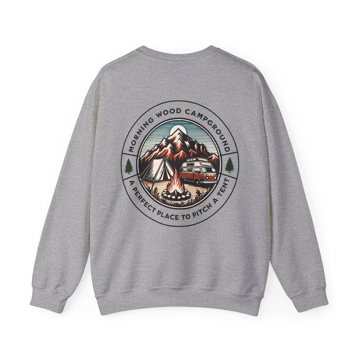 Morning Wood Campground - Unisex Heavy Blend™ Crewneck Sweatshirt