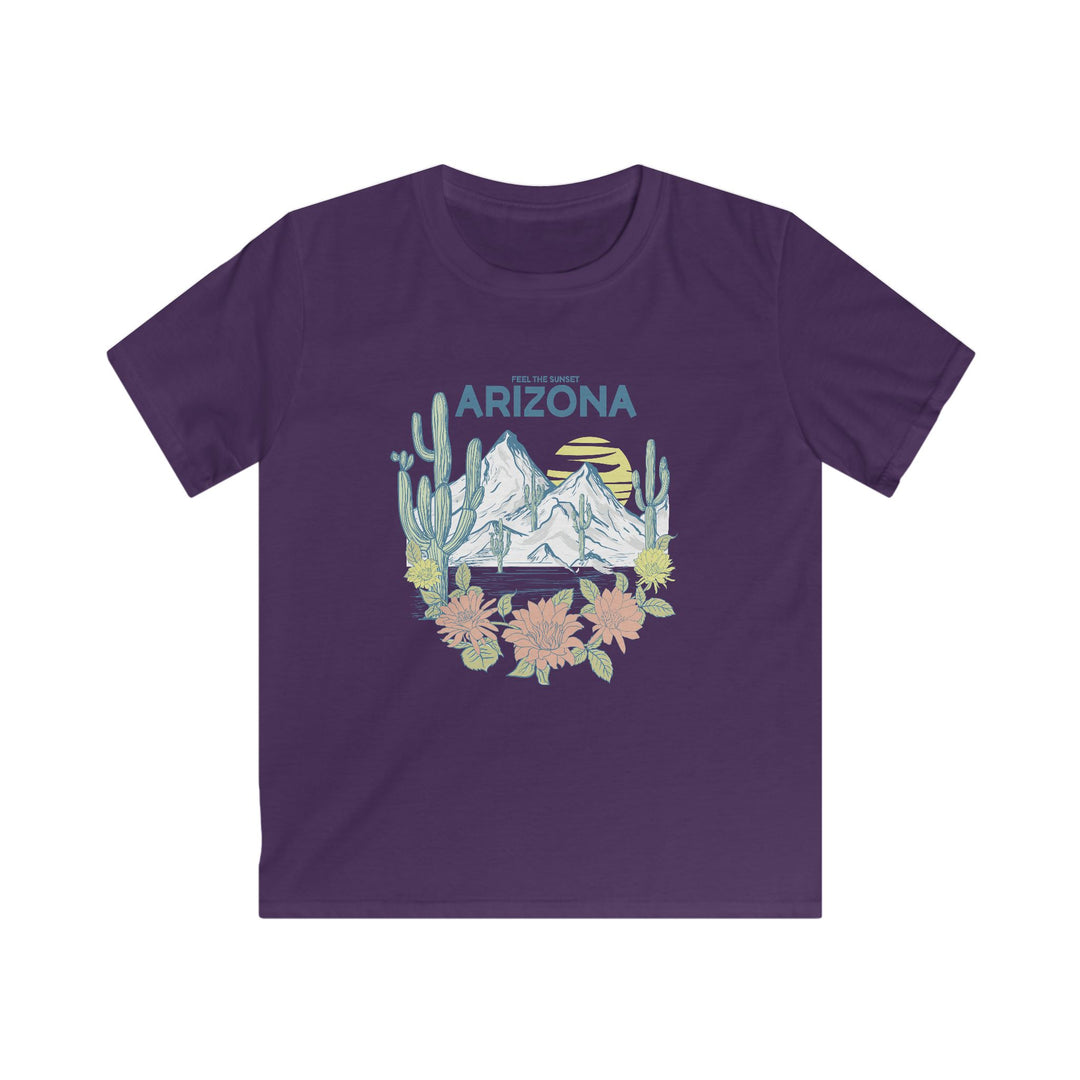 Feel The Sunset Arizona - Kids Softstyle Tee