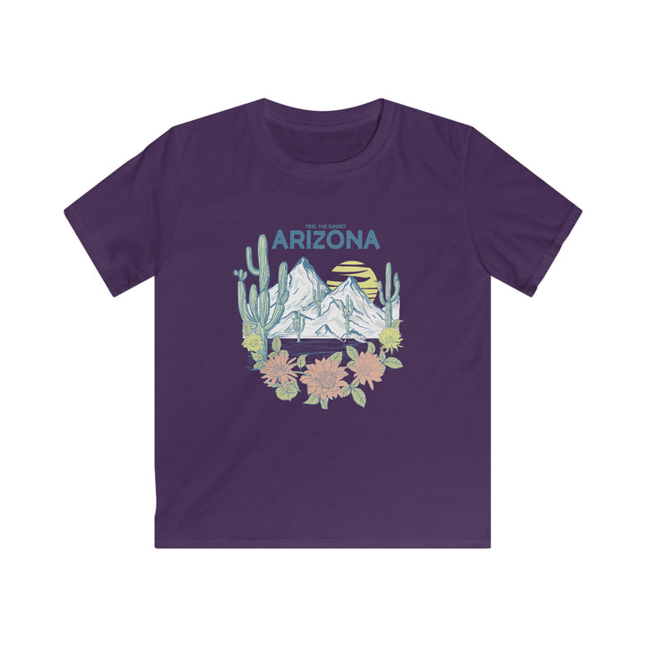 Feel The Sunset Arizona - Kids Softstyle Tee