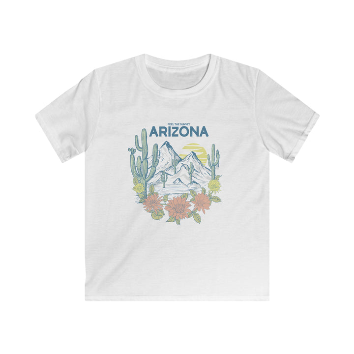 Feel The Sunset Arizona - Kids Softstyle Tee