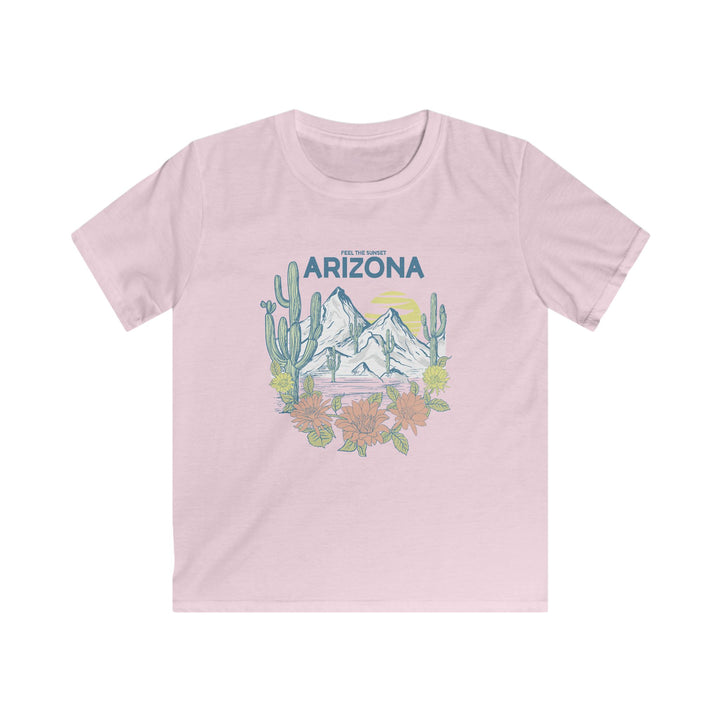 Feel The Sunset Arizona - Kids Softstyle Tee