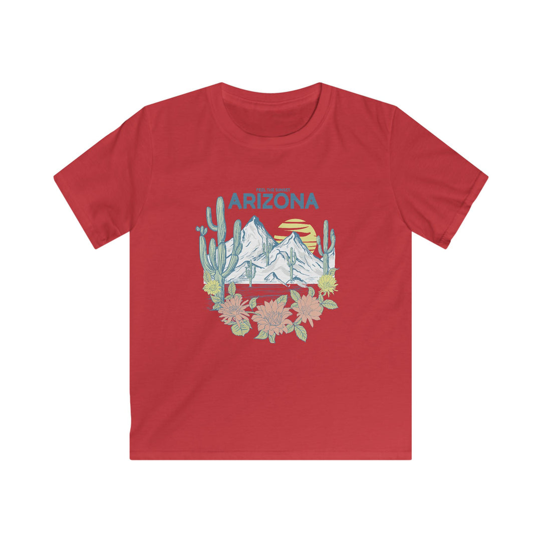 Feel The Sunset Arizona - Kids Softstyle Tee