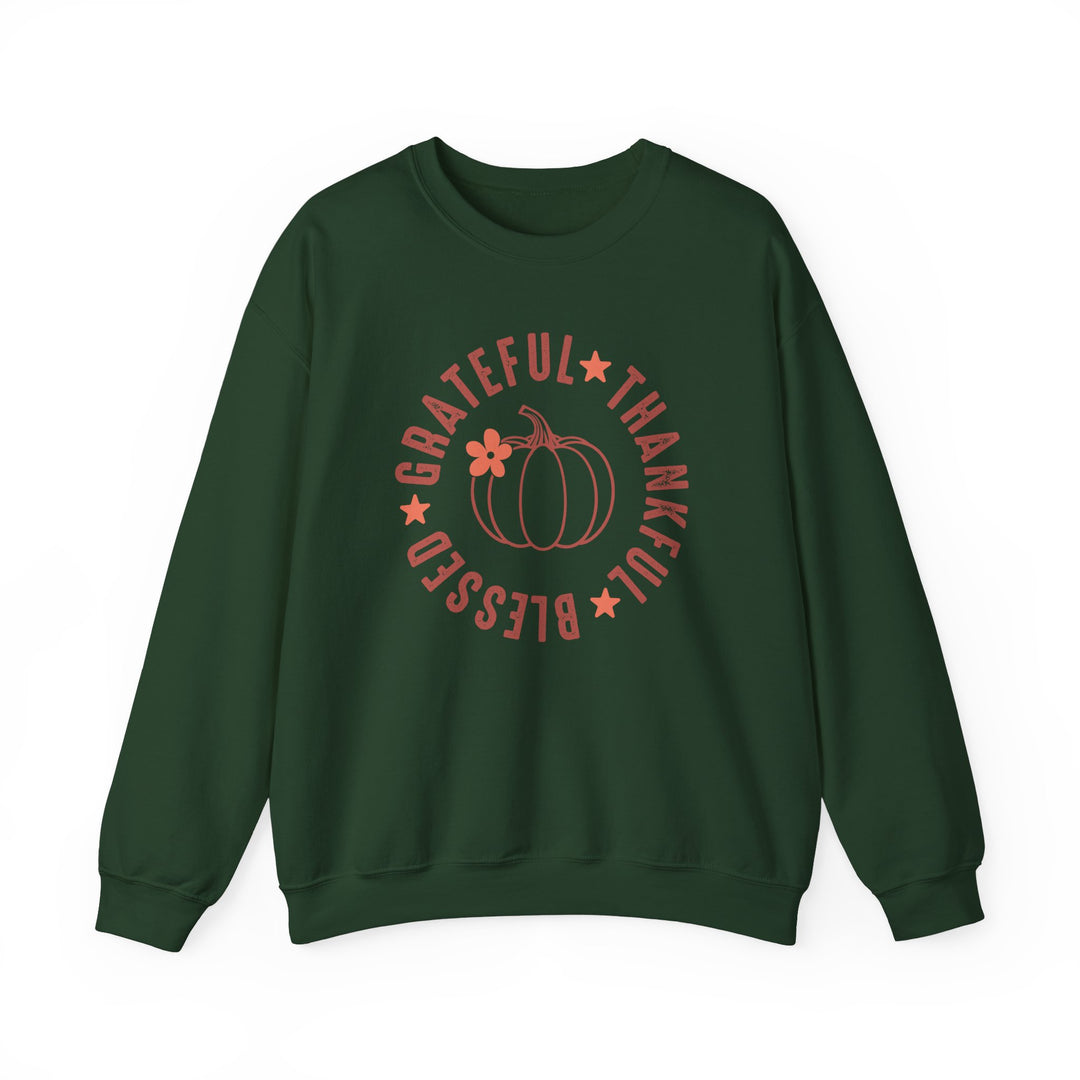 Grateful Thankful Blessed - Unisex Heavy Blend™ Crewneck Sweatshirt
