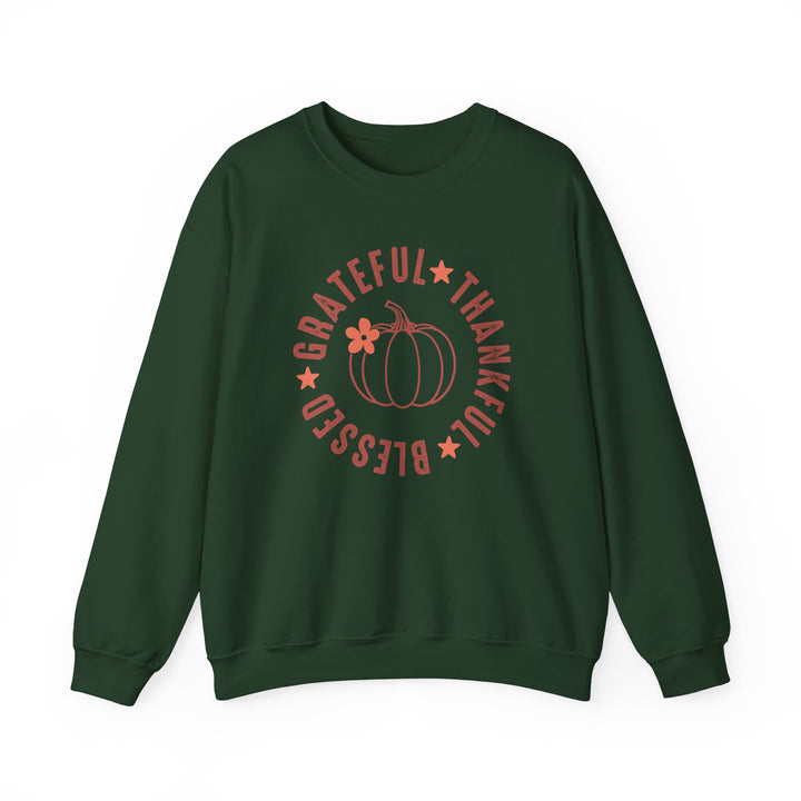Grateful Thankful Blessed - Unisex Heavy Blend™ Crewneck Sweatshirt