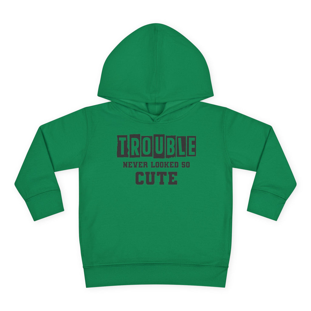 Trouble Never Looked So Cute - Toddler Pullover Fleece Hoodie