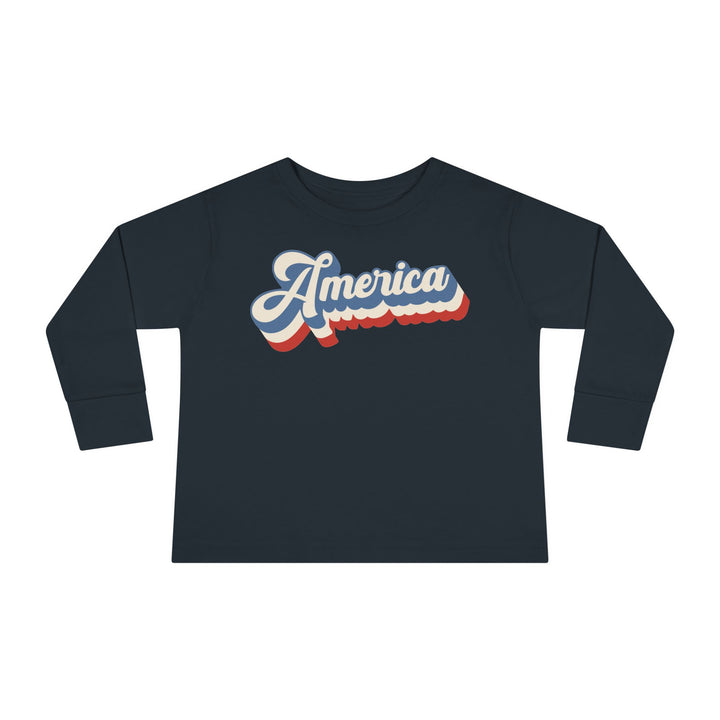 Retro America - Toddler Long Sleeve Tee