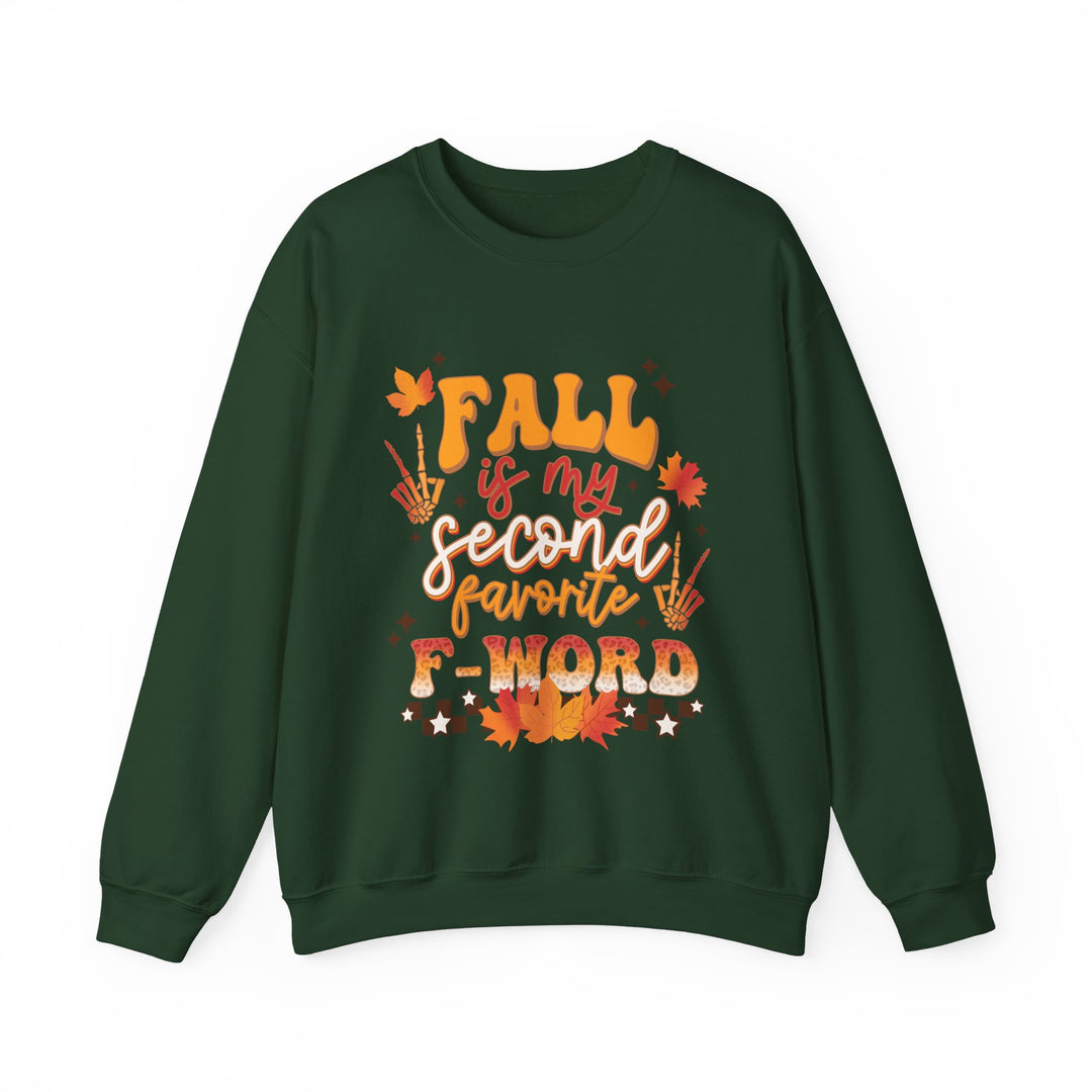 Fall Is My Second Favorite F Word - Unisex Heavy Blend™ Crewneck Sweatshirt
