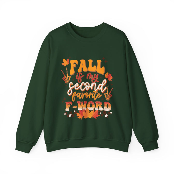 Fall Is My Second Favorite F Word - Unisex Heavy Blend™ Crewneck Sweatshirt