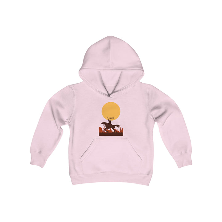 Roping The Moon - Youth Heavy Blend Hooded Sweatshirt
