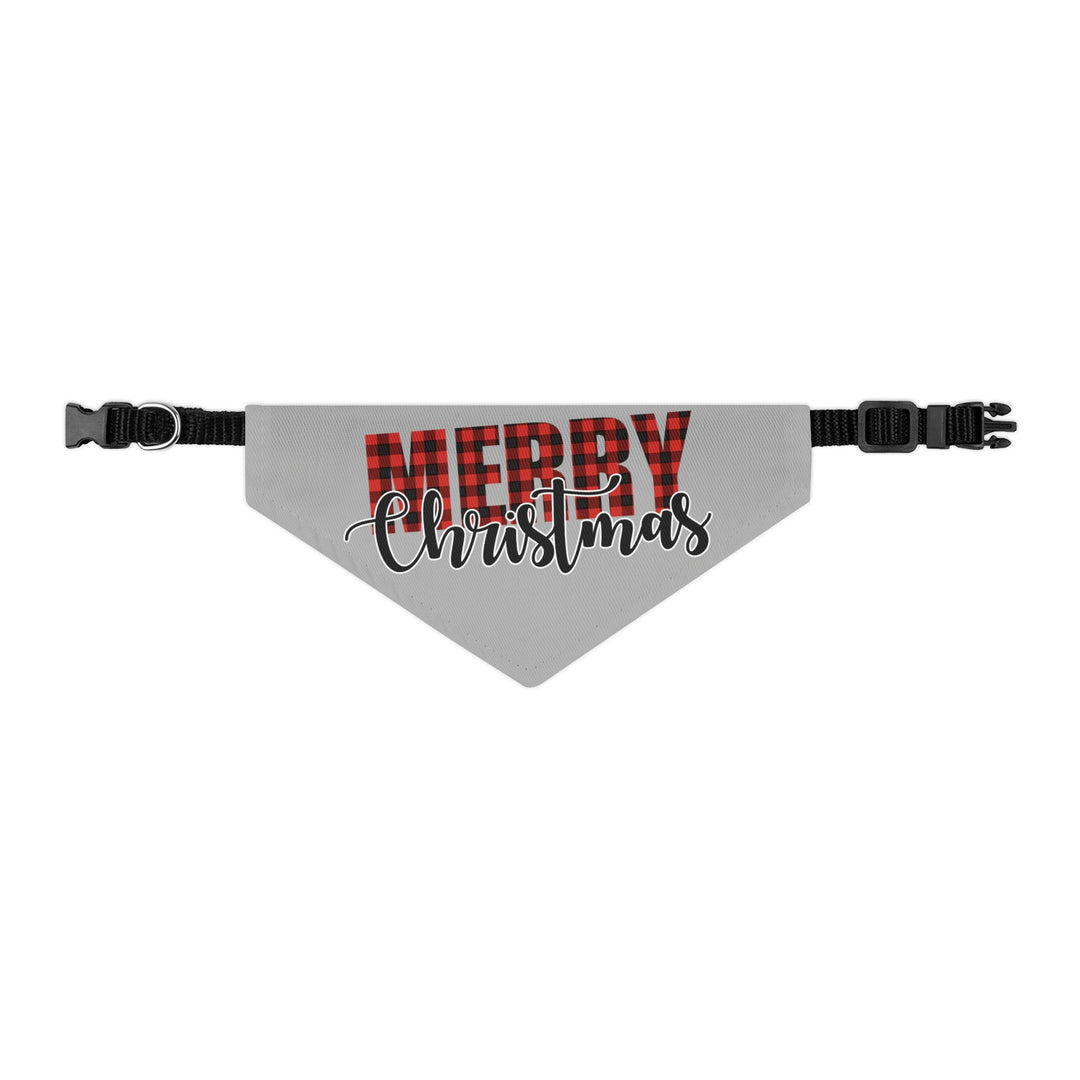 Red Buffalo Merry Christmas - Pet Bandana Collar
