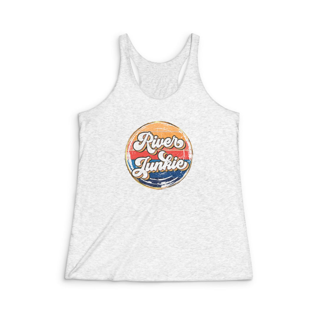 River Junkie - Women's Tri-Blend Racerback Tank