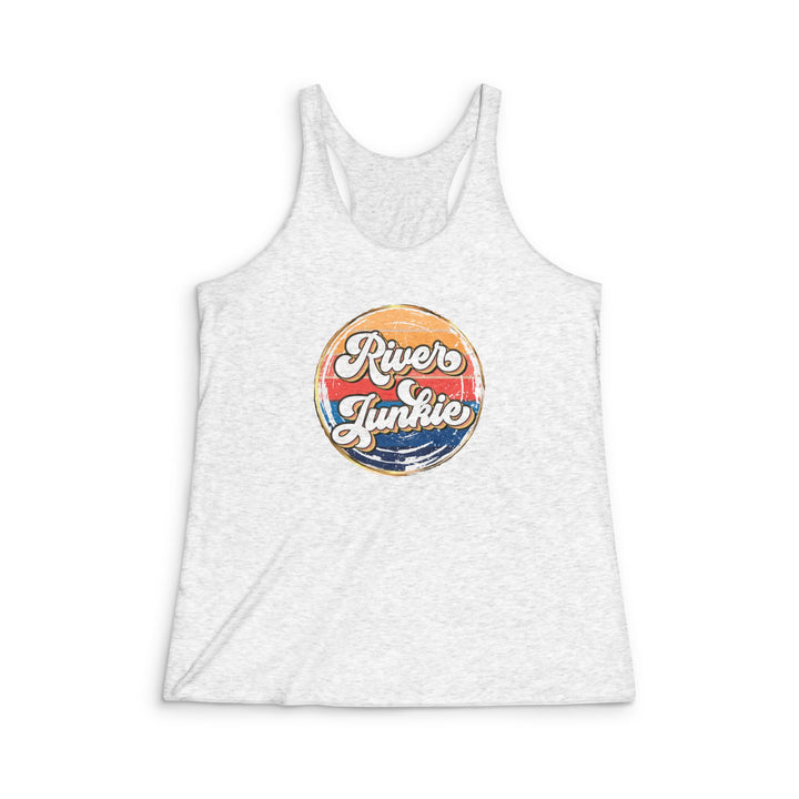 River Junkie - Women's Tri-Blend Racerback Tank