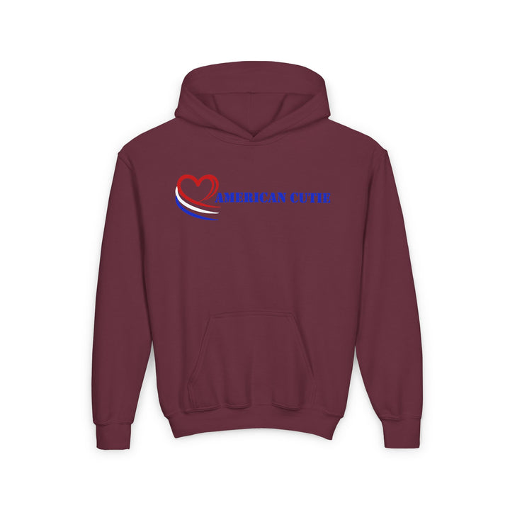 American Cutie - Youth Heavy Blend Hooded Sweatshirt