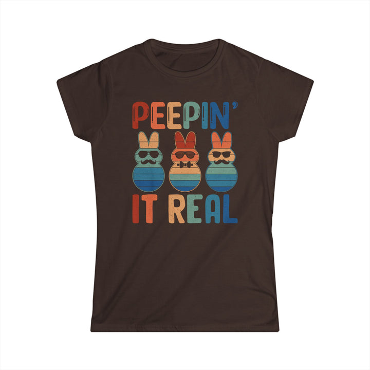 Peepin It Real - Women's Softstyle Tee