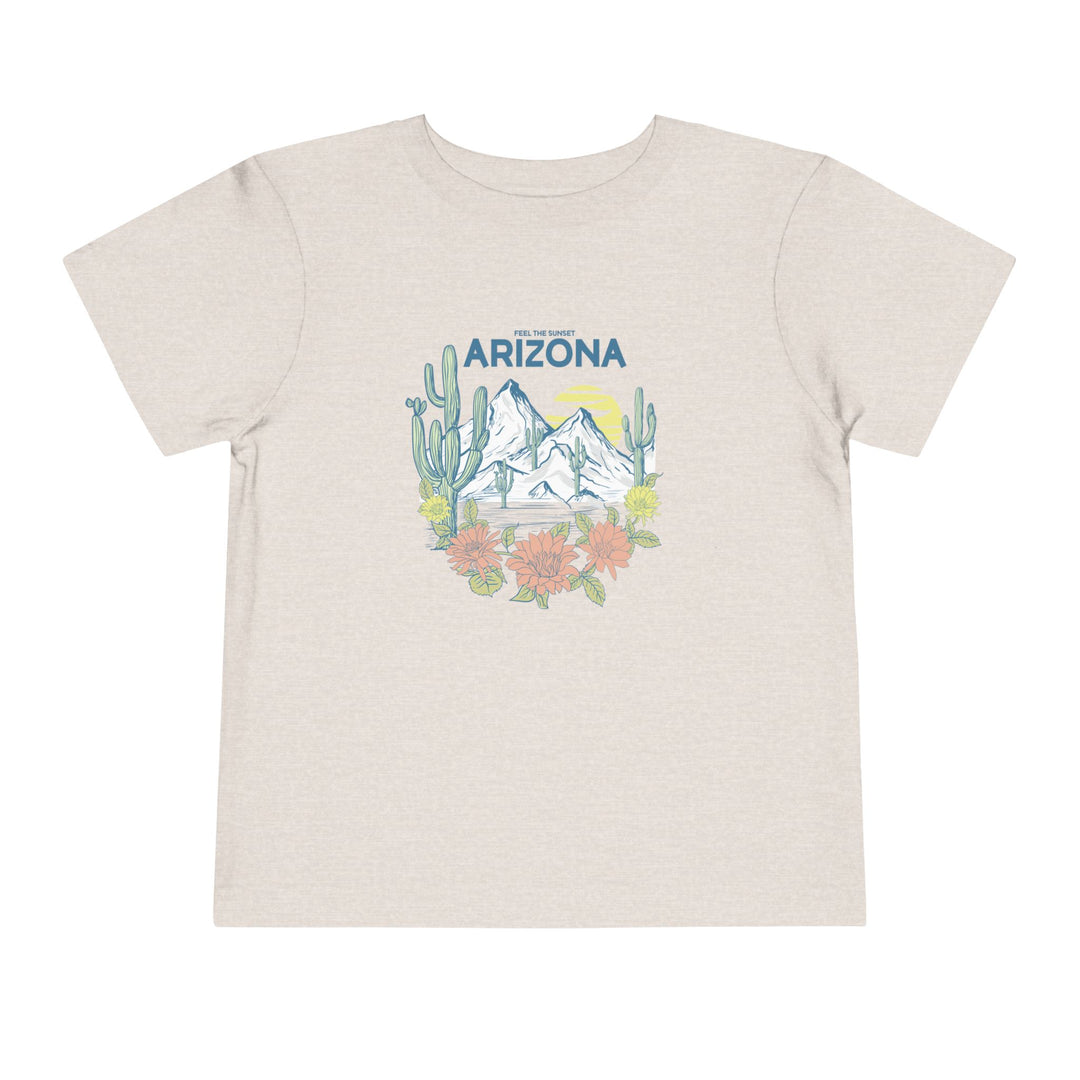 Feel The Sunset Arizona - Toddler Short Sleeve Tee