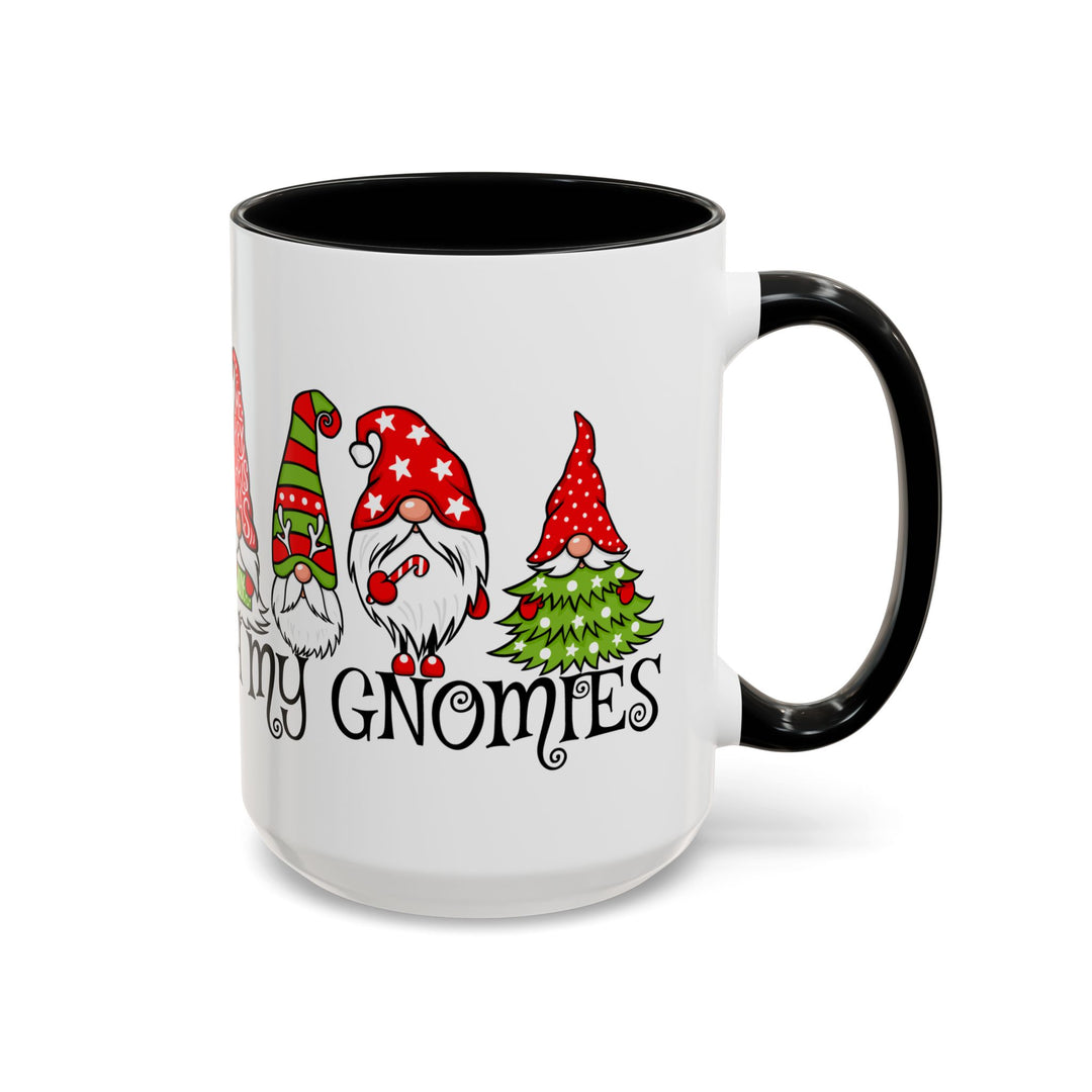 Christmas With My Gnomies - Accent Coffee Mug (11, 15oz)