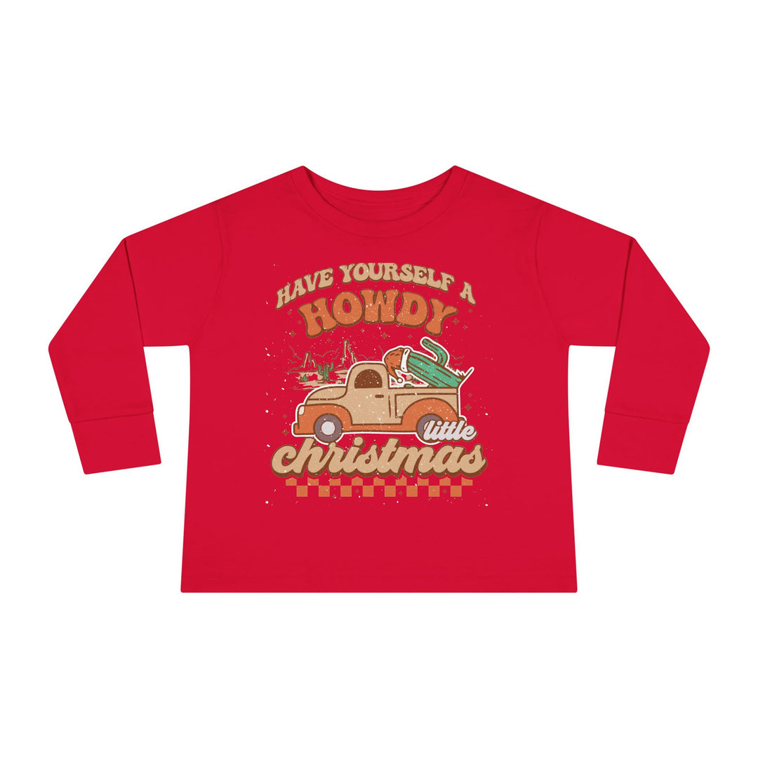 Howdy Christmas - Toddler Long Sleeve Tee