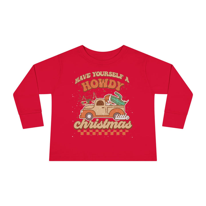 Howdy Christmas - Toddler Long Sleeve Tee