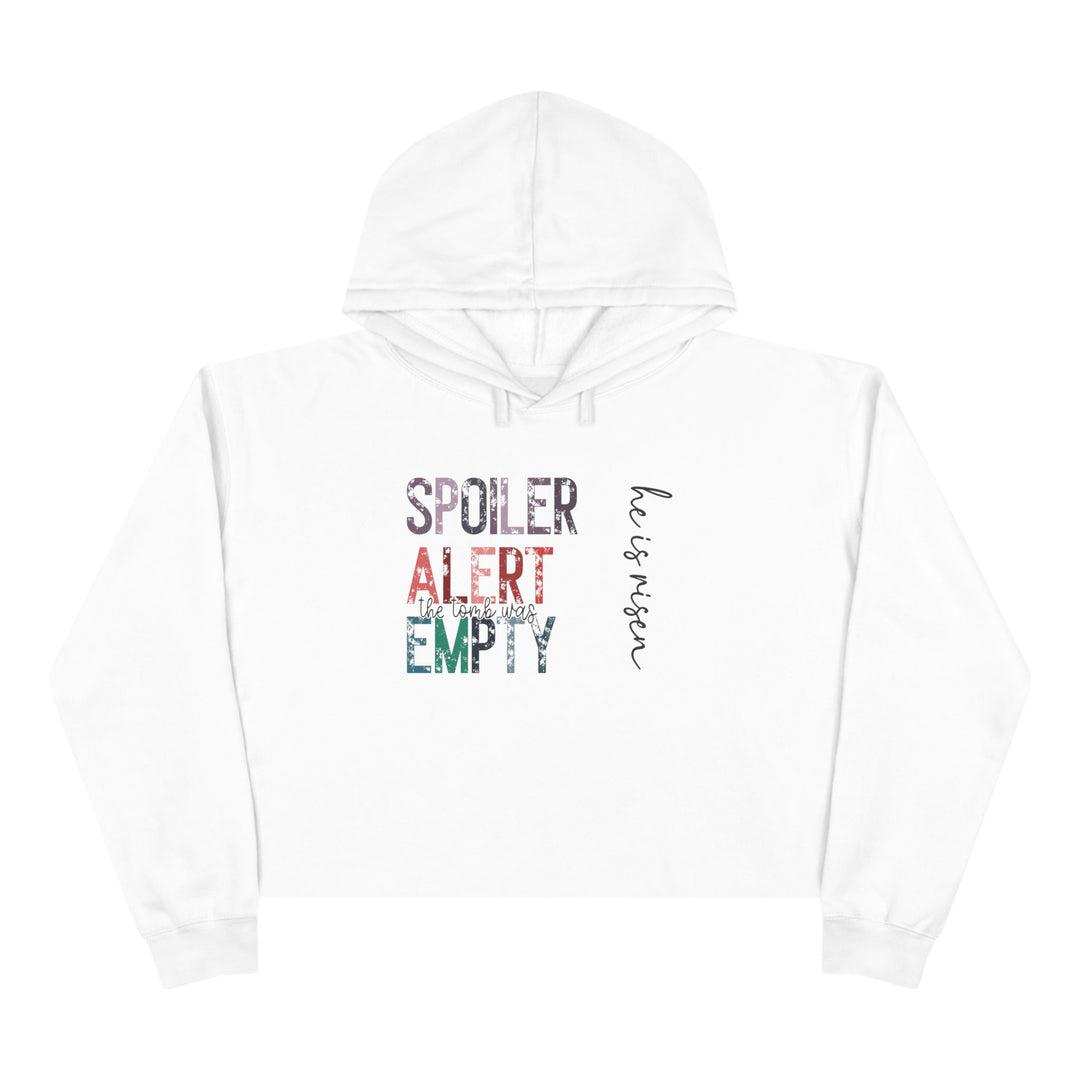 Spoiler Alert - Crop Hoodie