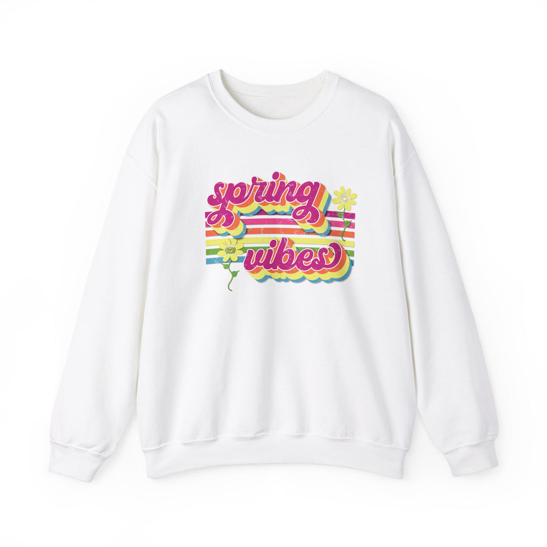 Spring Vibes Retro - Unisex Heavy Blend™ Crewneck Sweatshirt