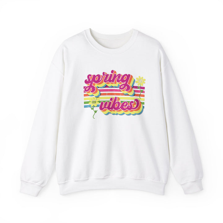 Spring Vibes Retro - Unisex Heavy Blend™ Crewneck Sweatshirt