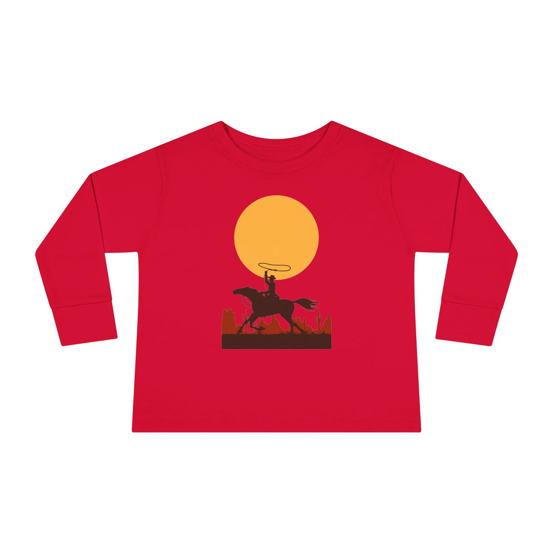 Roping The Moon  Toddler Long Sleeve Tee