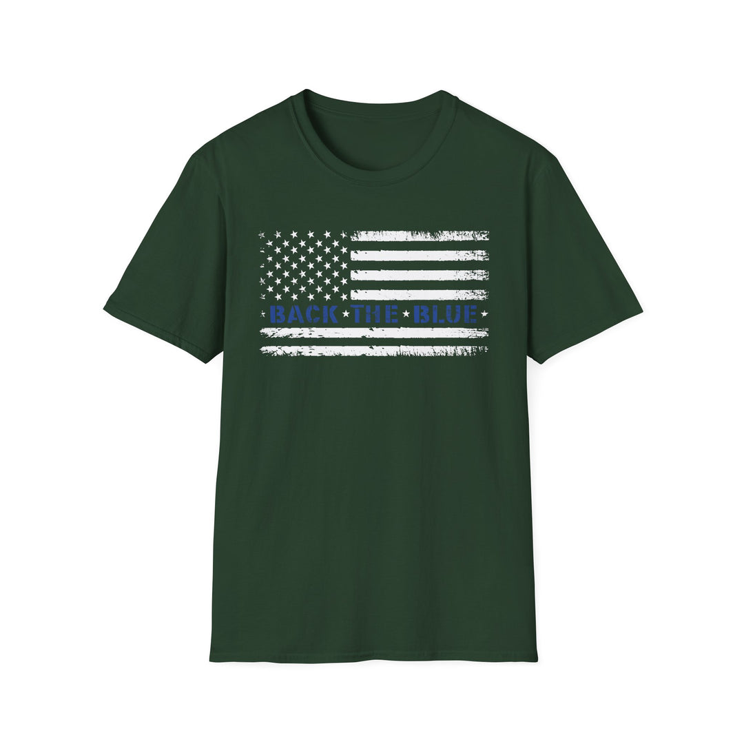 Back The Blue - Unisex Softstyle T-Shirt