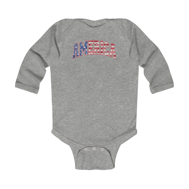 America - Infant Long Sleeve Bodysuit