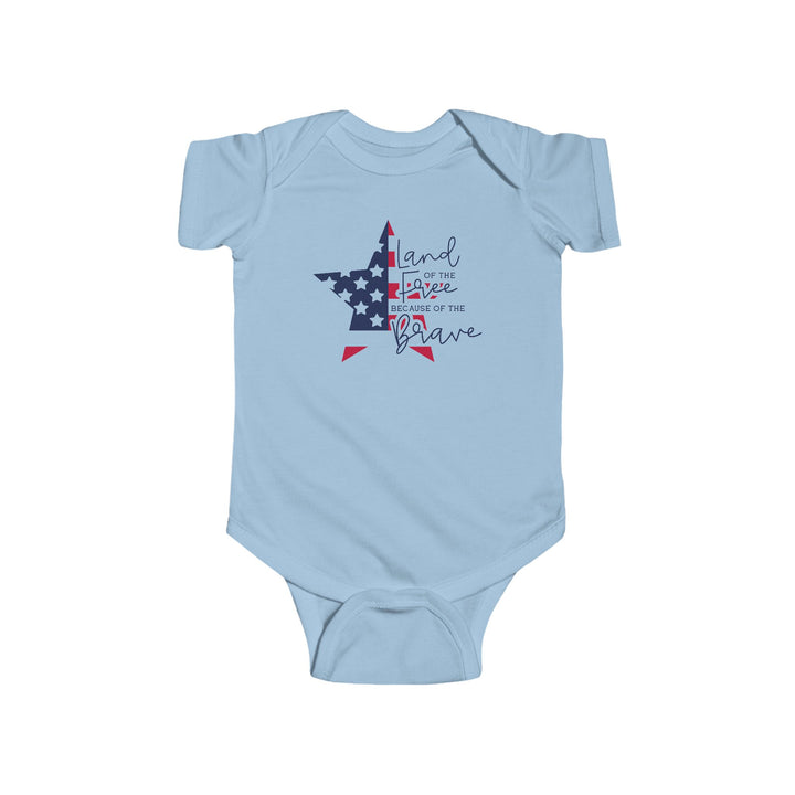 Land Of The Free - Infant Fine Jersey Bodysuit