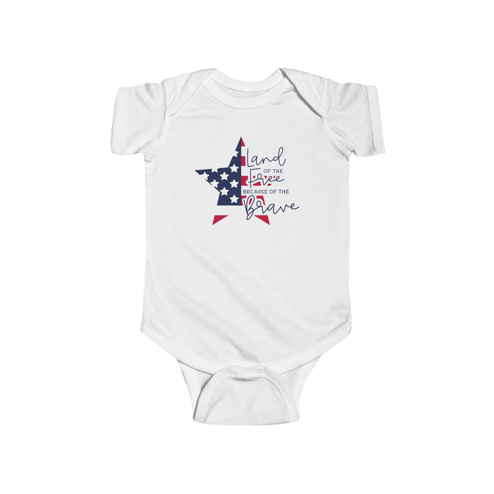 Land Of The Free - Infant Fine Jersey Bodysuit