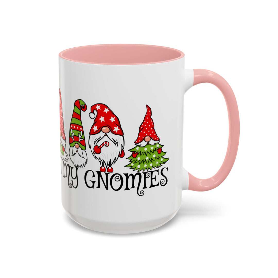 Christmas With My Gnomies - Accent Coffee Mug (11, 15oz)