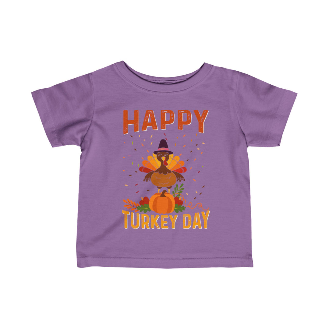Happy Turkey Day - Infant Fine Jersey Tee