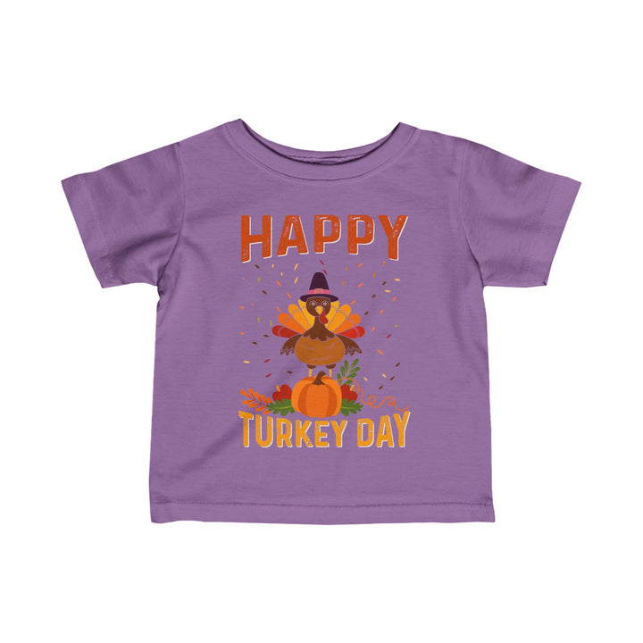 Happy Turkey Day - Infant Fine Jersey Tee
