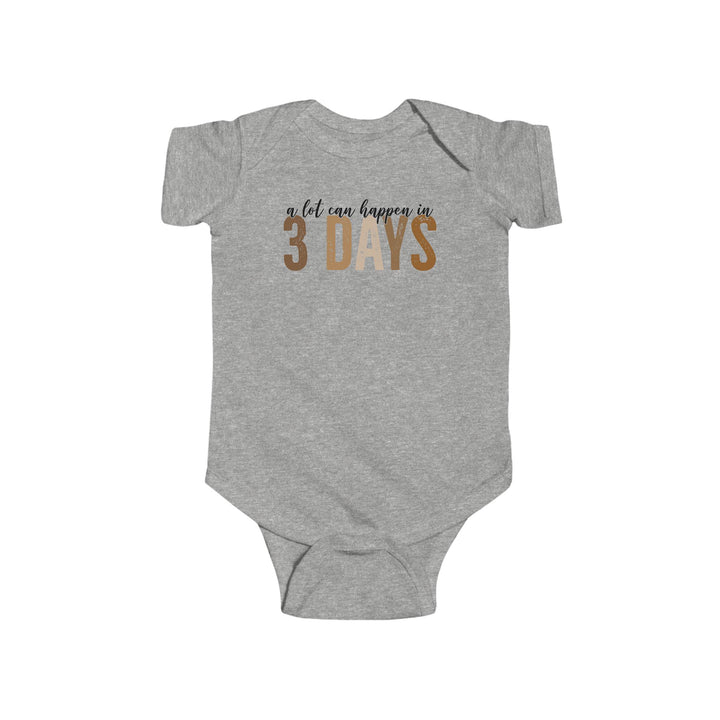 3 days - Infant Fine Jersey Bodysuit