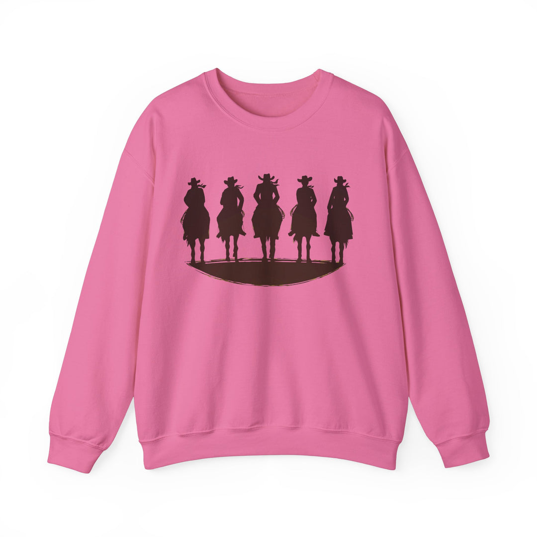 Cowboy Silhouette - Unisex Heavy Blend™ Crewneck Sweatshirt
