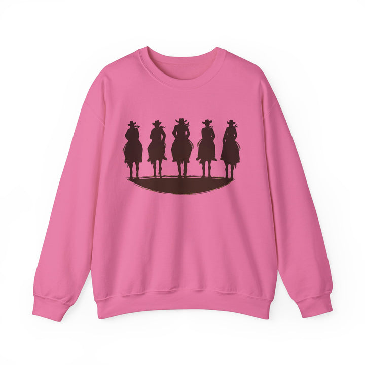 Cowboy Silhouette - Unisex Heavy Blend™ Crewneck Sweatshirt