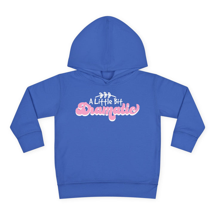 Little Bit Dramatic - Toddler Pullover Fleece Hoodie