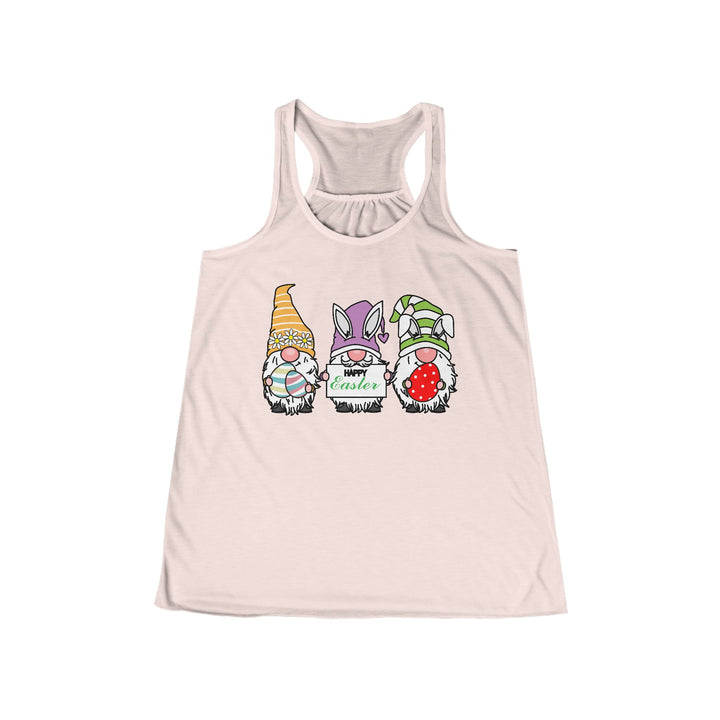 Easter Gnomes - Women's Flowy Racerback Tank