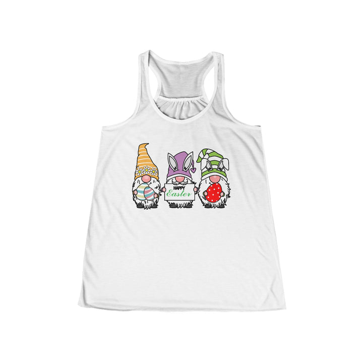 Easter Gnomes - Women's Flowy Racerback Tank
