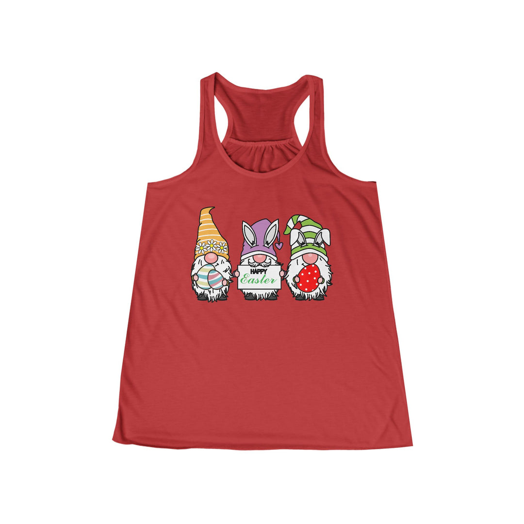 Easter Gnomes - Women's Flowy Racerback Tank