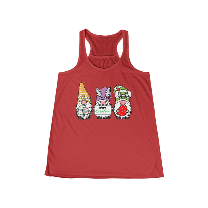Easter Gnomes - Women's Flowy Racerback Tank