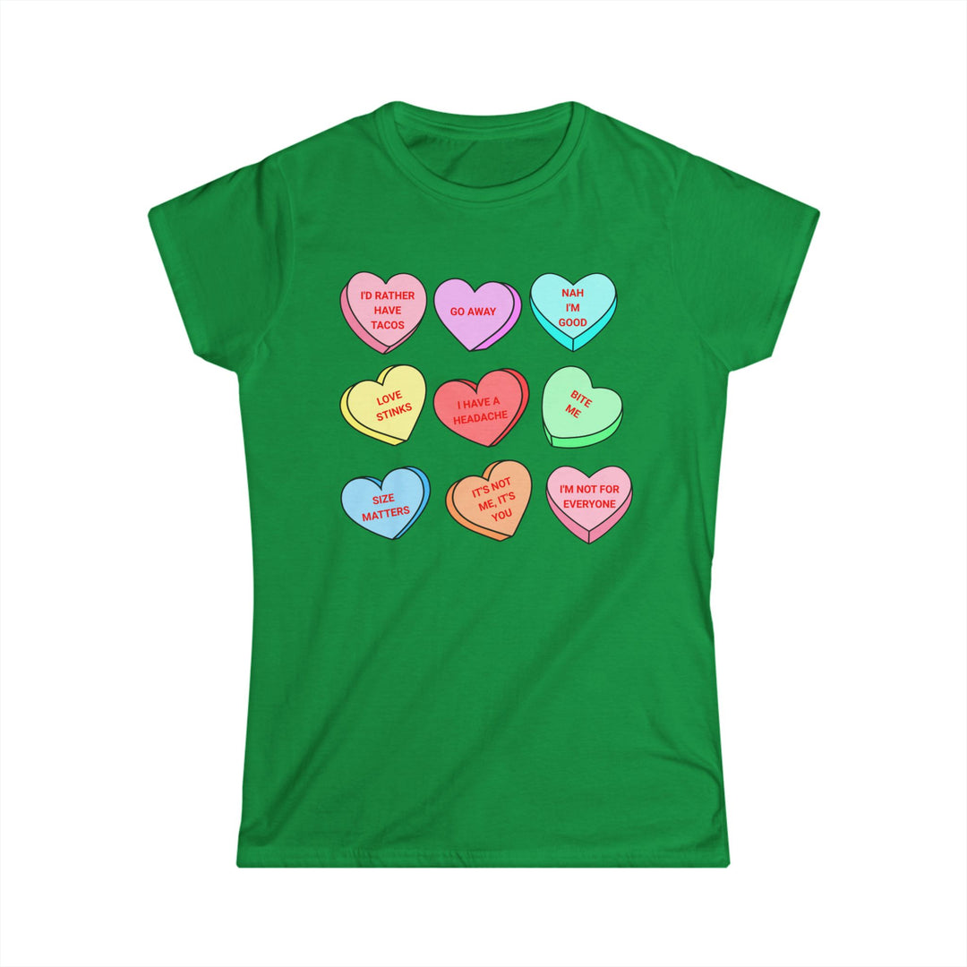 Conversation Hearts -Women's Softstyle Tee