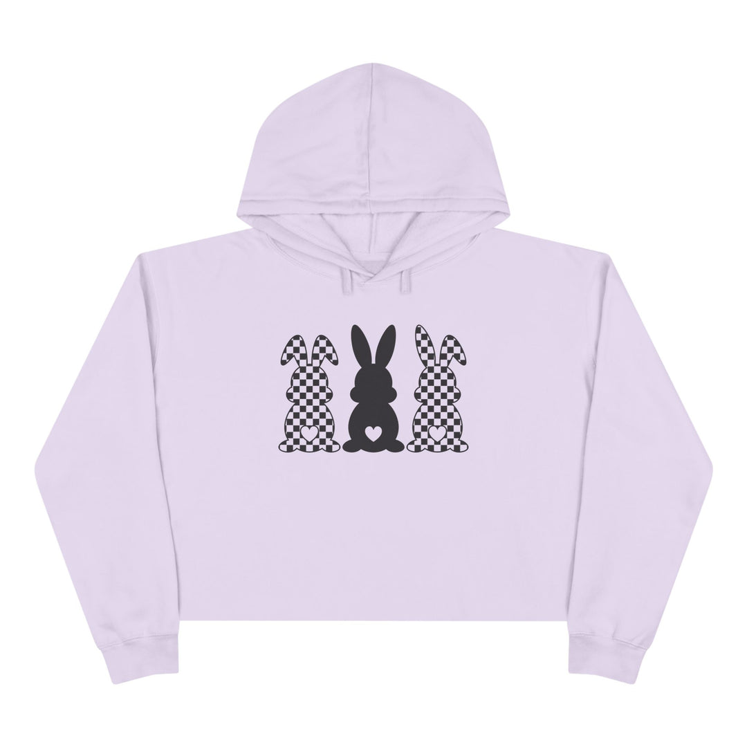 Heart Bunny - Crop Hoodie